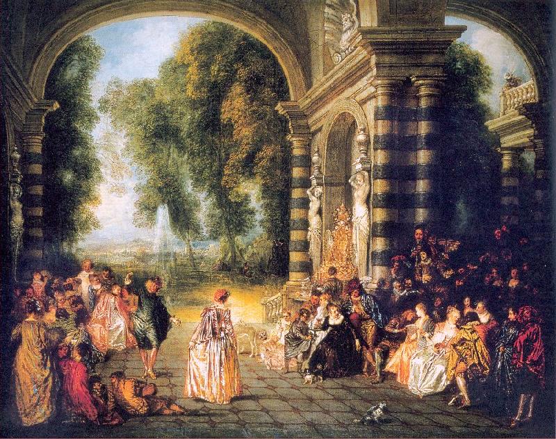 The Pleasures of the Ball, WATTEAU, Antoine